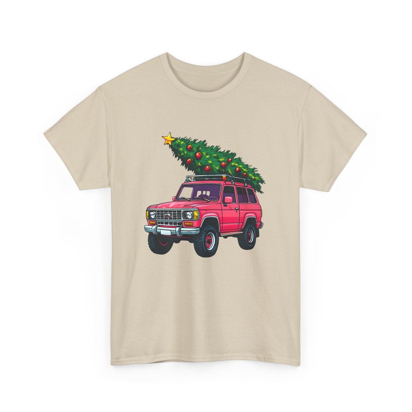 Pink SUV Christmas Tree Tee