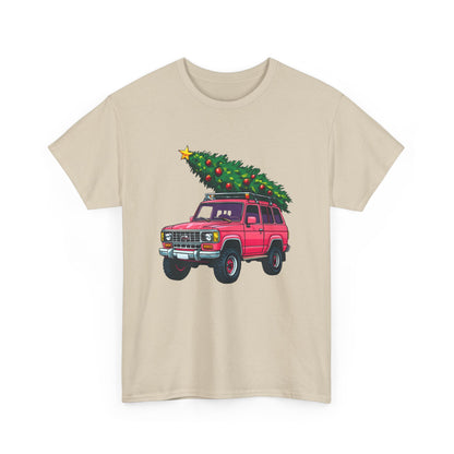 Pink SUV Christmas Tree Tee