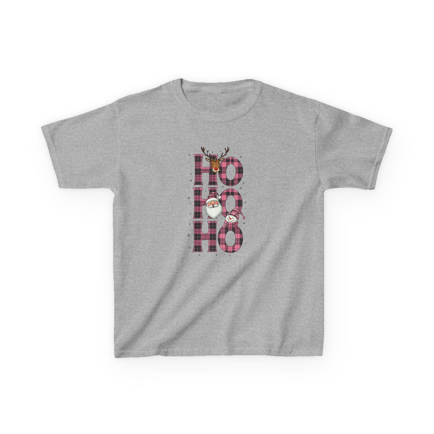 HO HO HO Dinosaur Christmas Kids Tee
