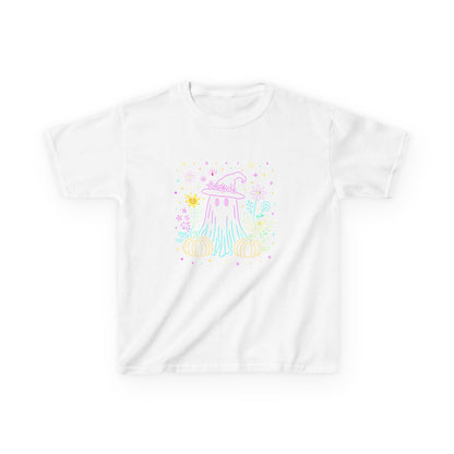 Pastel Ghost Halloween Dino Kids Tee