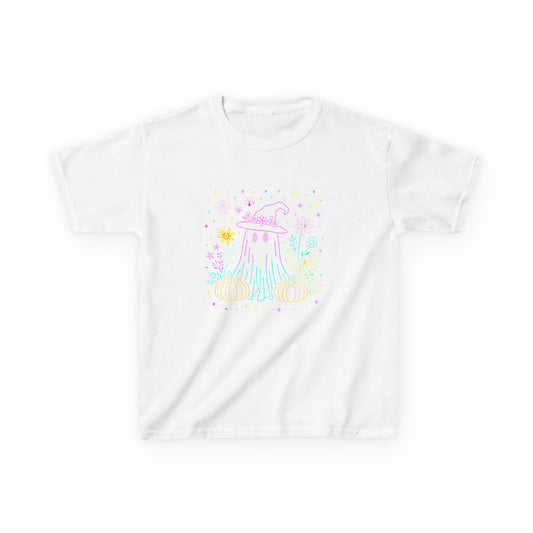 Pastel Ghost Halloween Dino Kids Tee
