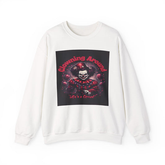 Creepy Clown Halloween Sweatshirt - Onna Thread's
