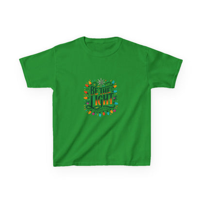 Be the Light Christmas Dinosaur Kids Tee