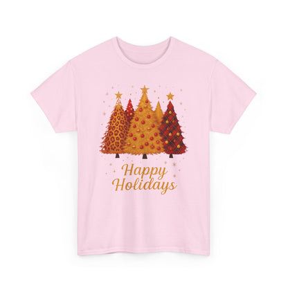 Happy Holidays Christmas Trees Tee