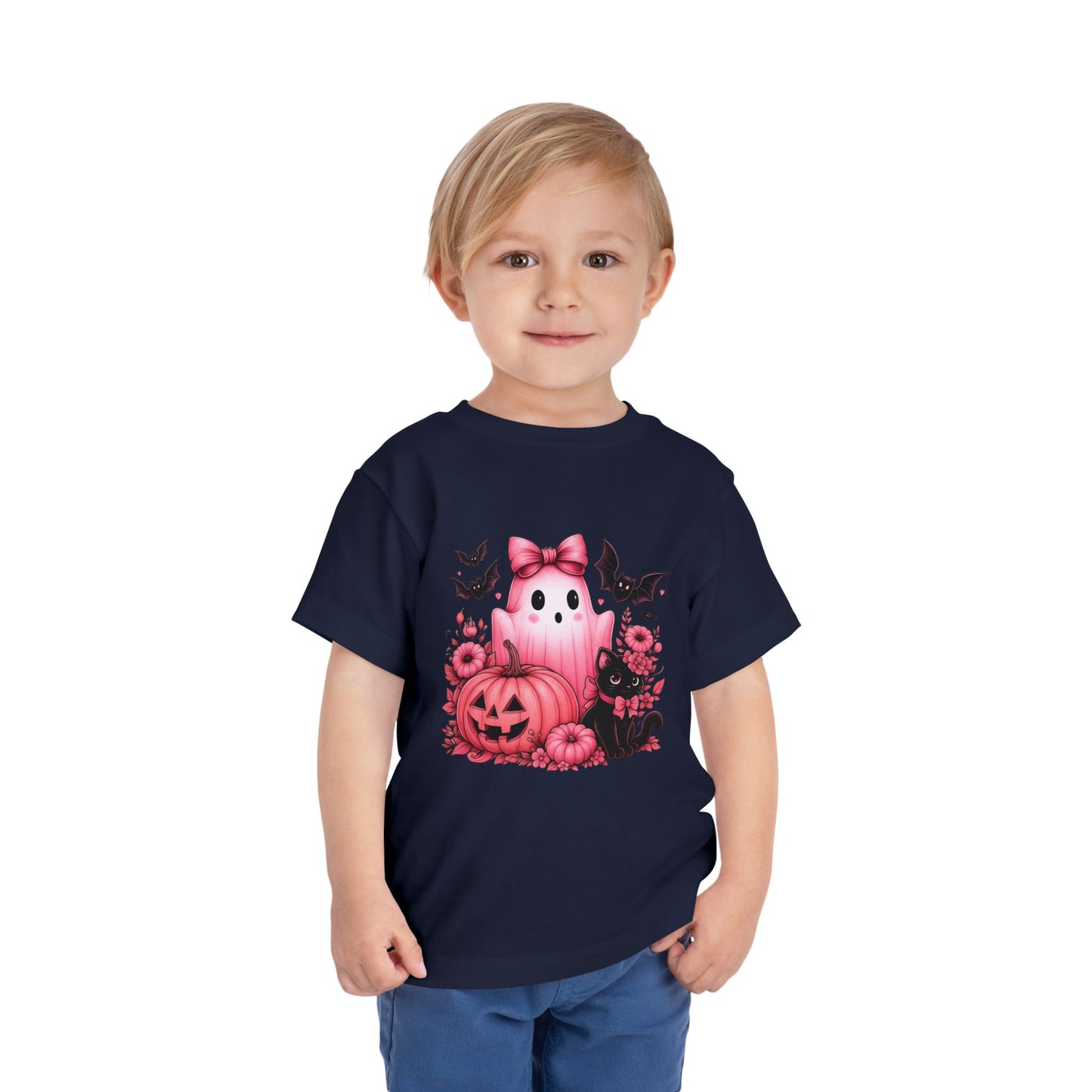 Toddler Spooky Ghost Halloween Tee