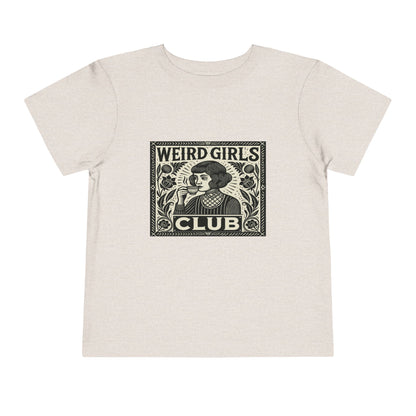 Weird Girls Club Tee - Vintage Linocut Christmas