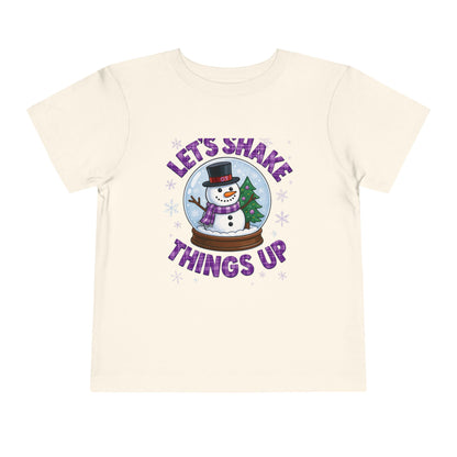 Shake Things Up! Snowman Christmas Toddler Tee