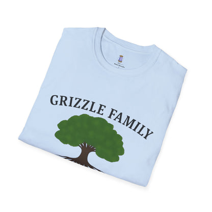 Woman's Family Reunion T-Shirt, Grizzle Tee, Personalized Family Gathering Shirt, Heritage Celebration Apparel, Family Tree Shirt