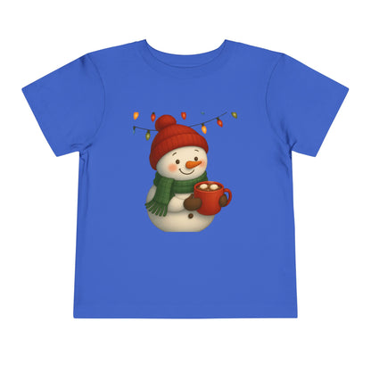 Snowman & Hot Chocolate Toddler Christmas Tee