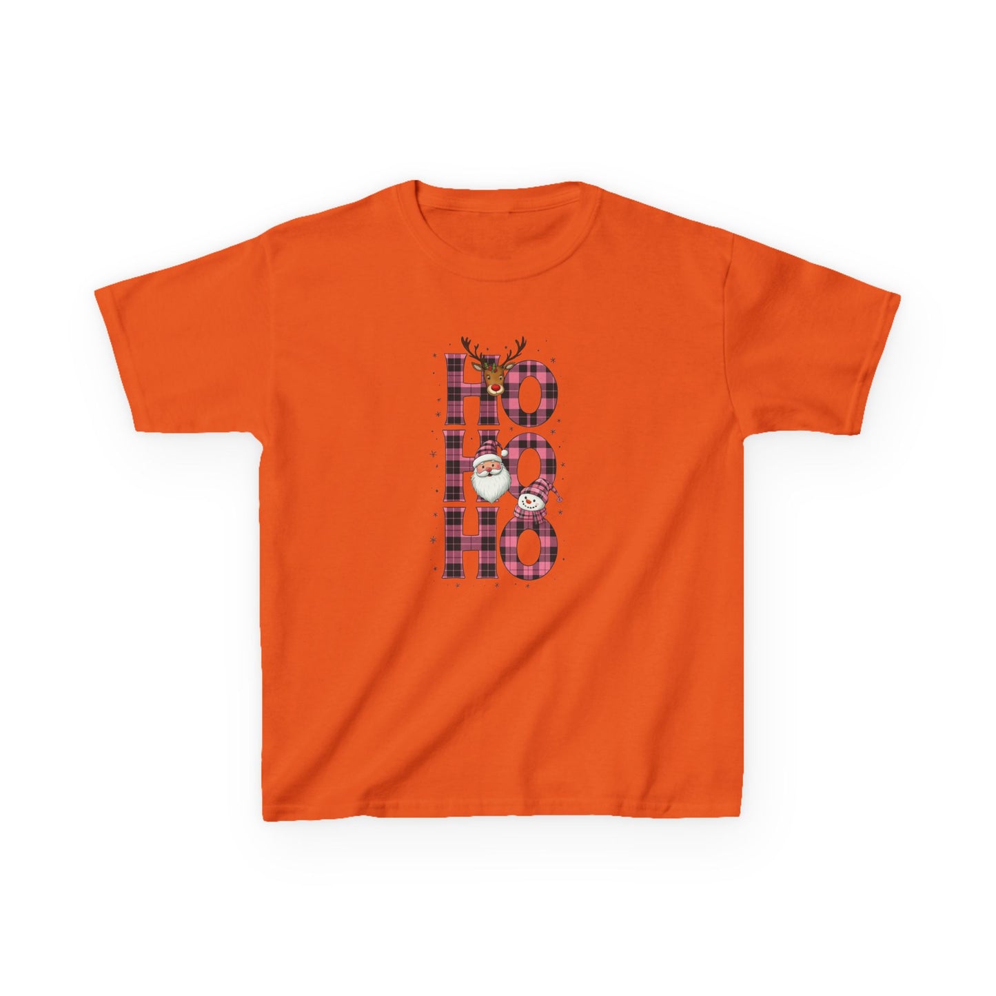 HO HO HO Dinosaur Christmas Kids Tee