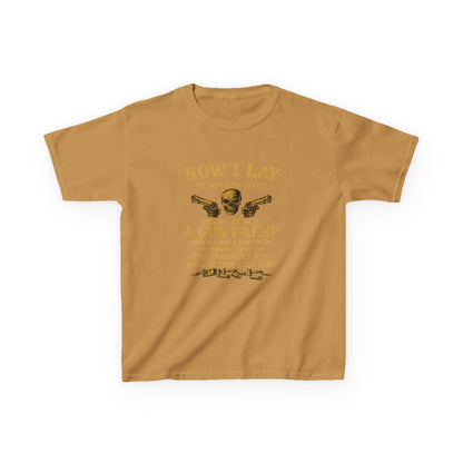 Now I Lay Me Down: Skull & Guns Kids Tee