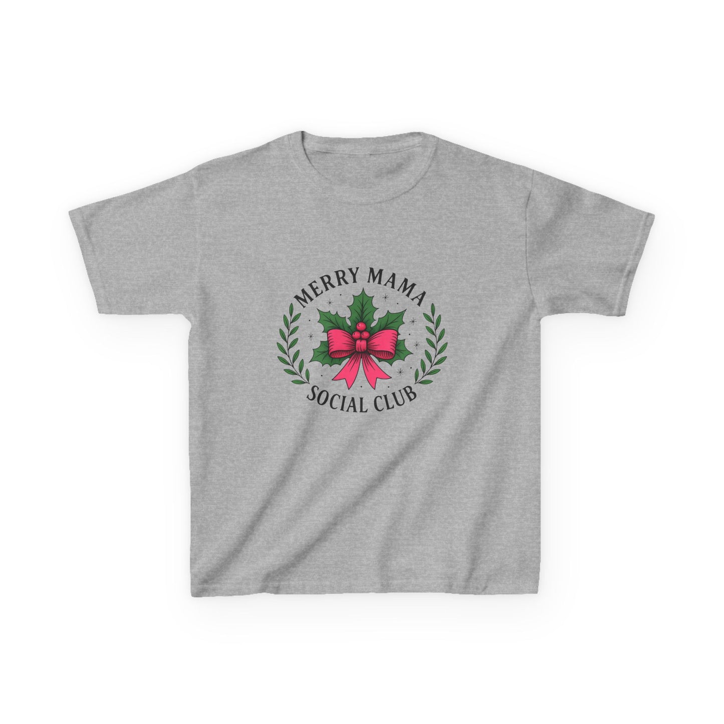 Merry Mama Social Club Dino Christmas Tee