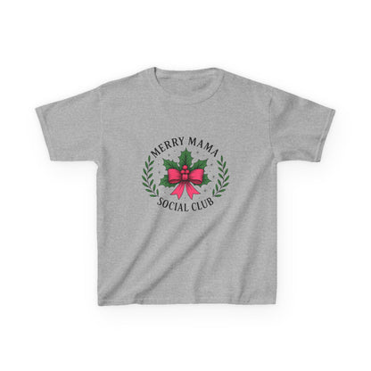 Merry Mama Social Club Dino Christmas Tee