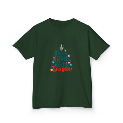 Be the LIGHT Christmas Tree Dino Kids Tee