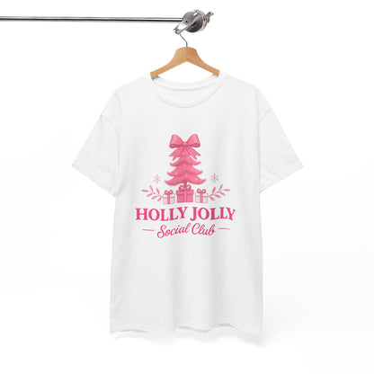 Holly Jolly Pink Tree Tee