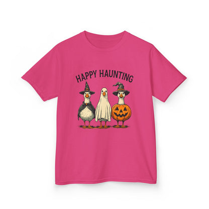 Happy Haunting Goose Halloween Kids Tee