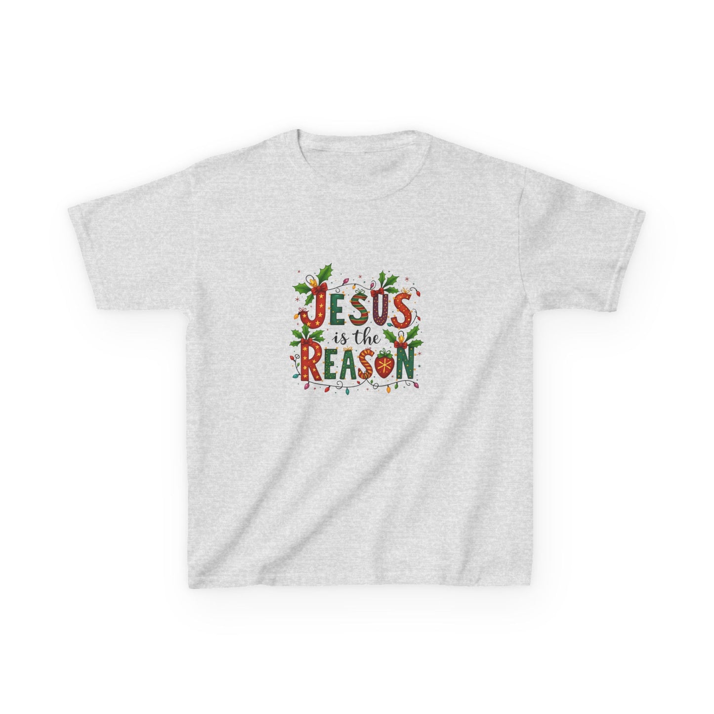 Jesus is the Reason Dino Christmas Kids Tee