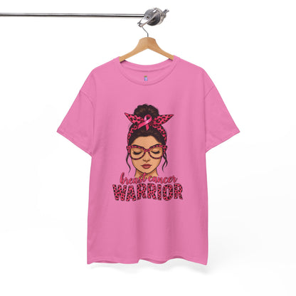 Breast Cancer Warrior Tee, Inspirational T-Shirt for Survivors, Supportive Gift for Cancer Awareness Events, Unisex Cotton Top, [...]