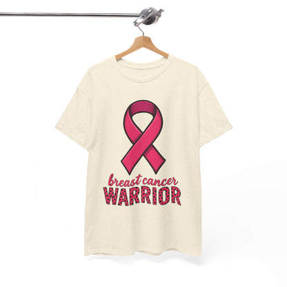 Breast Cancer Warrior Pink Ribbon Tee