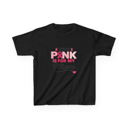 Pink for Mom Breast Cancer Awareness Dinosaur Tee