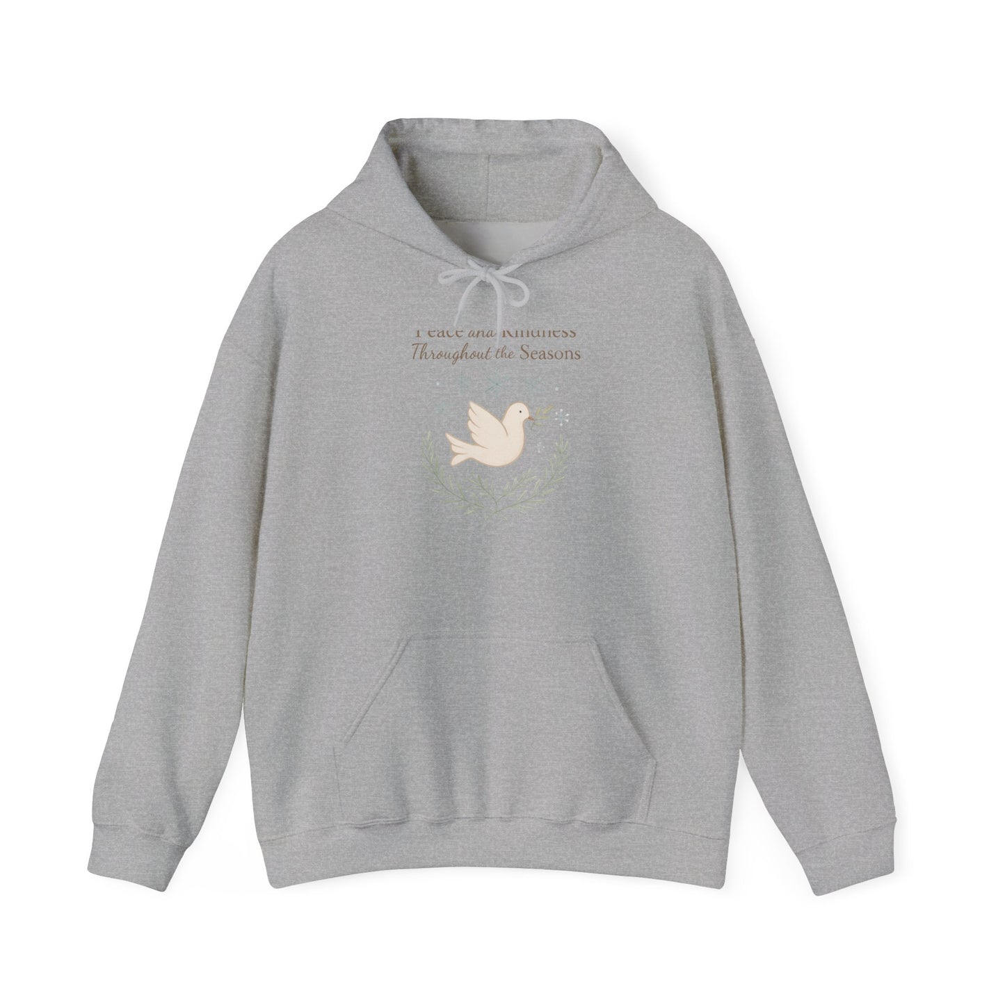 Holiday Peace Dove Hoodie — "I will not mention Thanksgiving Season" Cozy Pullover
