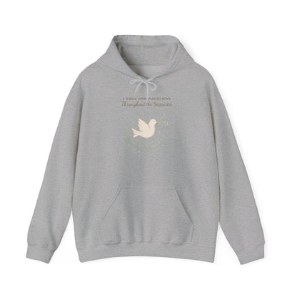 Holiday Peace Dove Hoodie — "I will not mention Thanksgiving Season" Cozy Pullover