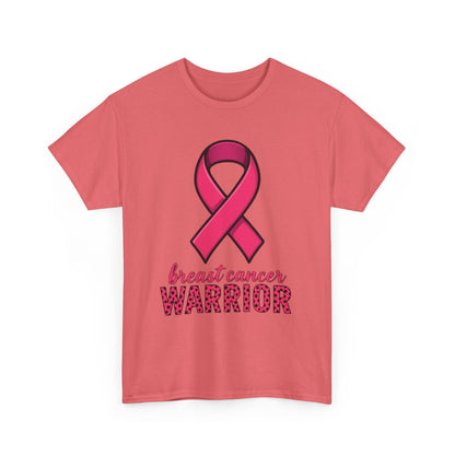 Breast Cancer Warrior Pink Ribbon Tee