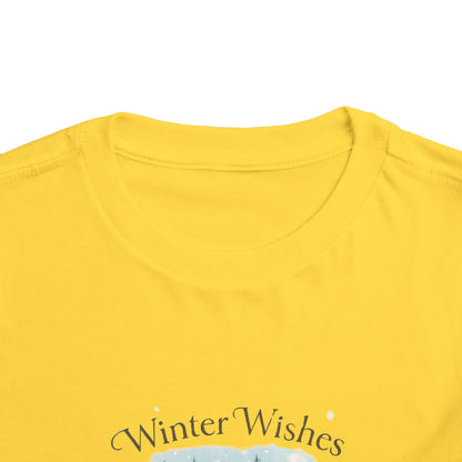 Winter Wishes Cottage Christmas Tee - Toddler Holiday