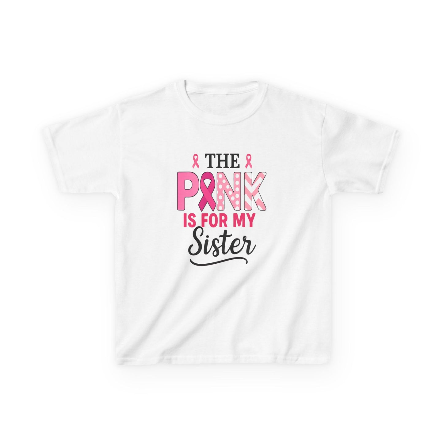 Pink Ribbon Sister Tee: Breast Cancer Awareness Gift