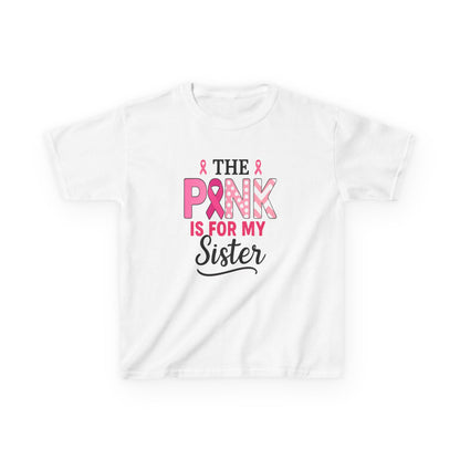 Pink Ribbon Sister Tee: Breast Cancer Awareness Gift