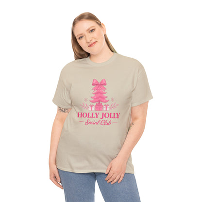 Holly Jolly Pink Tree Tee