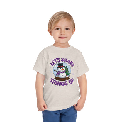 Shake Things Up! Snowman Christmas Toddler Tee