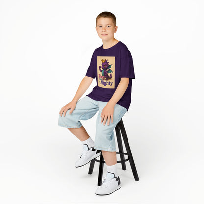 Kids Dragon Tee, Fun Kids T-Shirt, Tiny but Mighty Shirt, Unique Kids Apparel, Gift for Young Adventurers, Cute Dragon Design