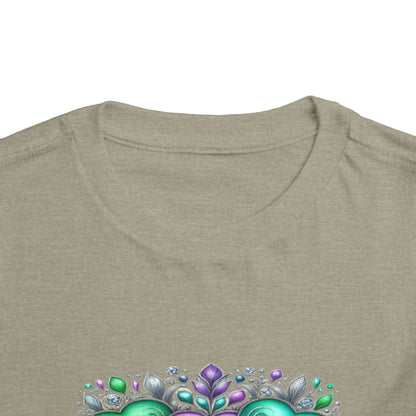 Toddler Tee Live Laugh Love Floral Design