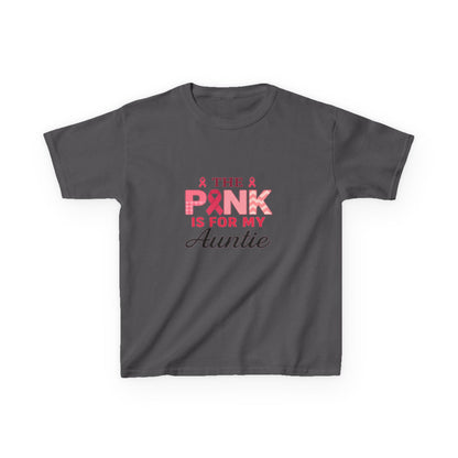 Pink Ribbon Auntie Dinosaur Christmas Tee