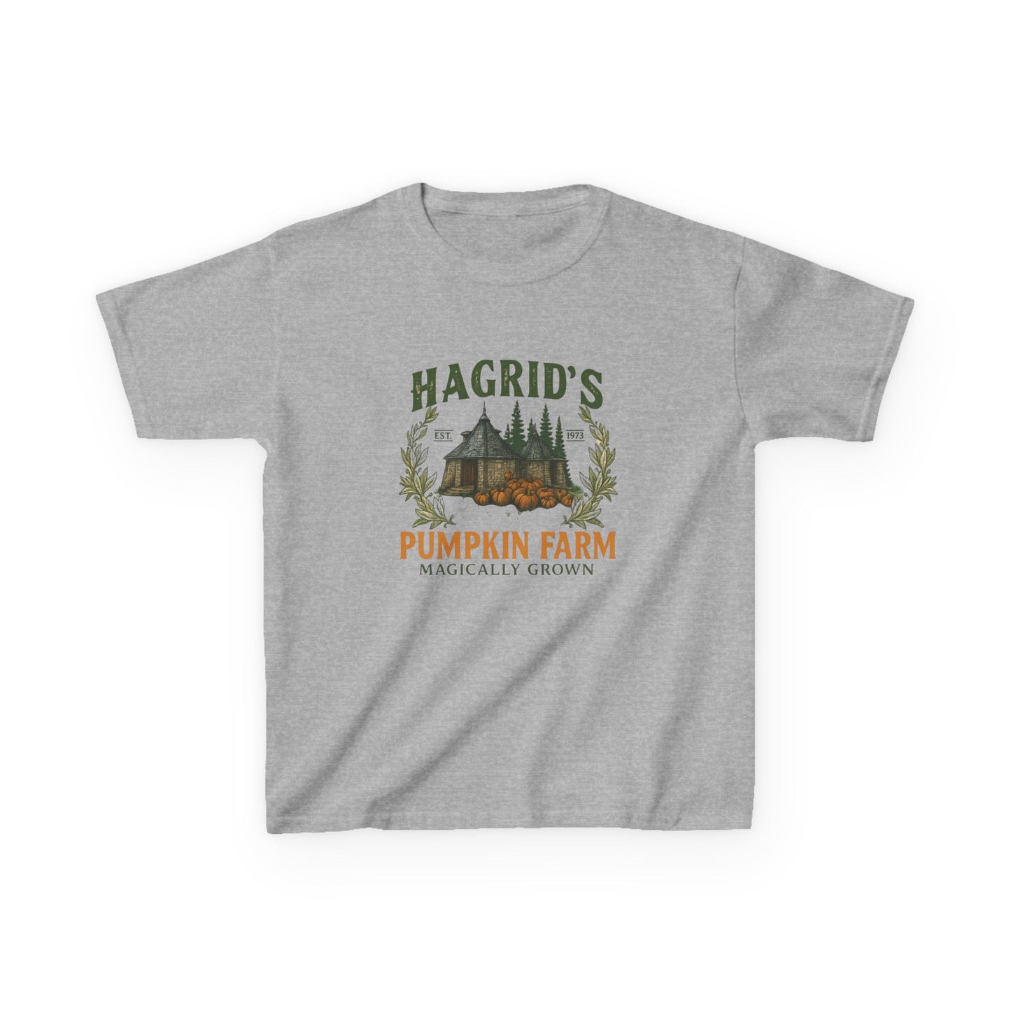 Hagrid's Pumpkin Farm Kids Tee - Christmas Dinosaur
