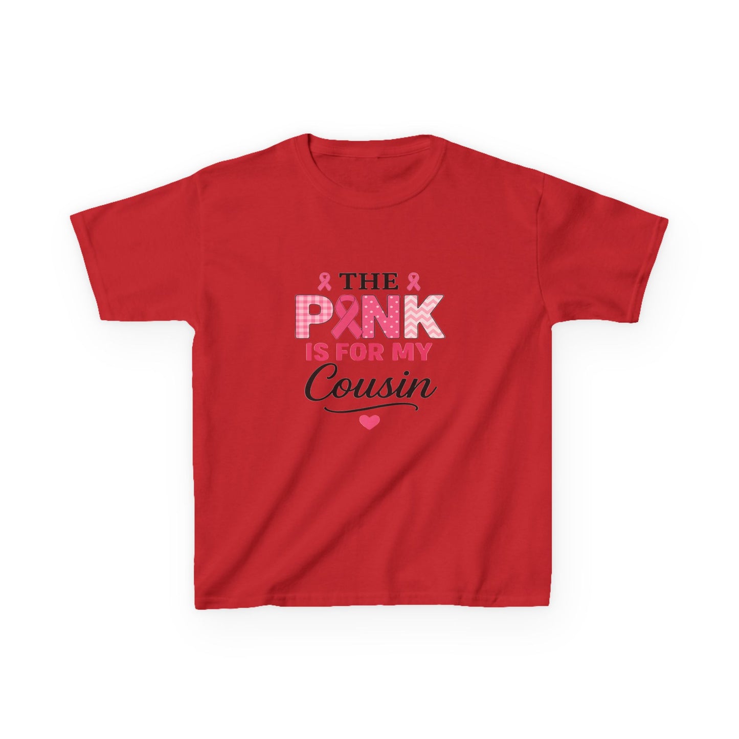 Pink Ribbon Cousin Tee - Breast Cancer Awareness