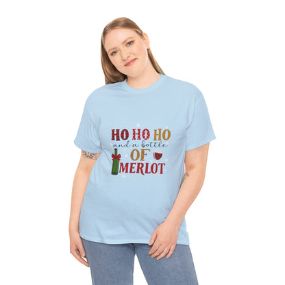 Ho Ho Ho Merlot Christmas Tee