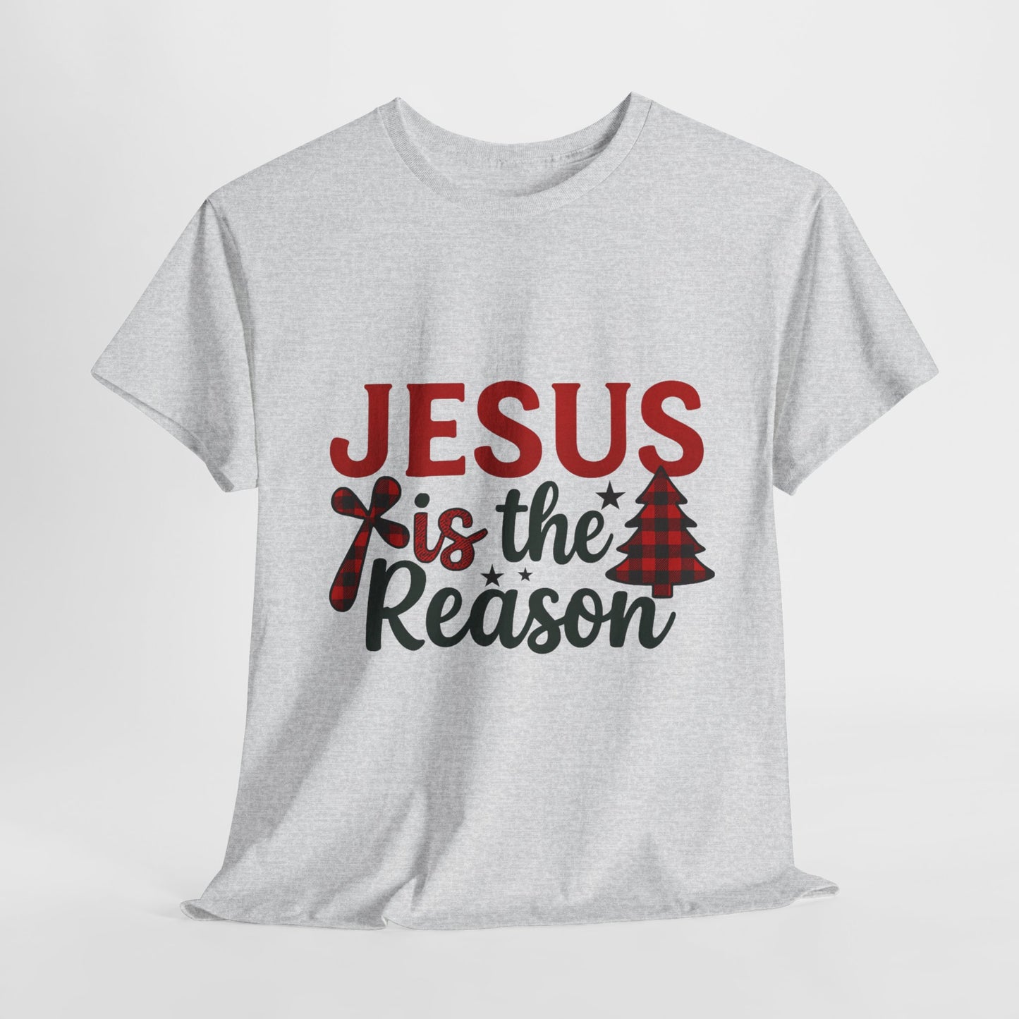 Jesus is the Reason Christmas Tee - Faith-Based Holiday Gift