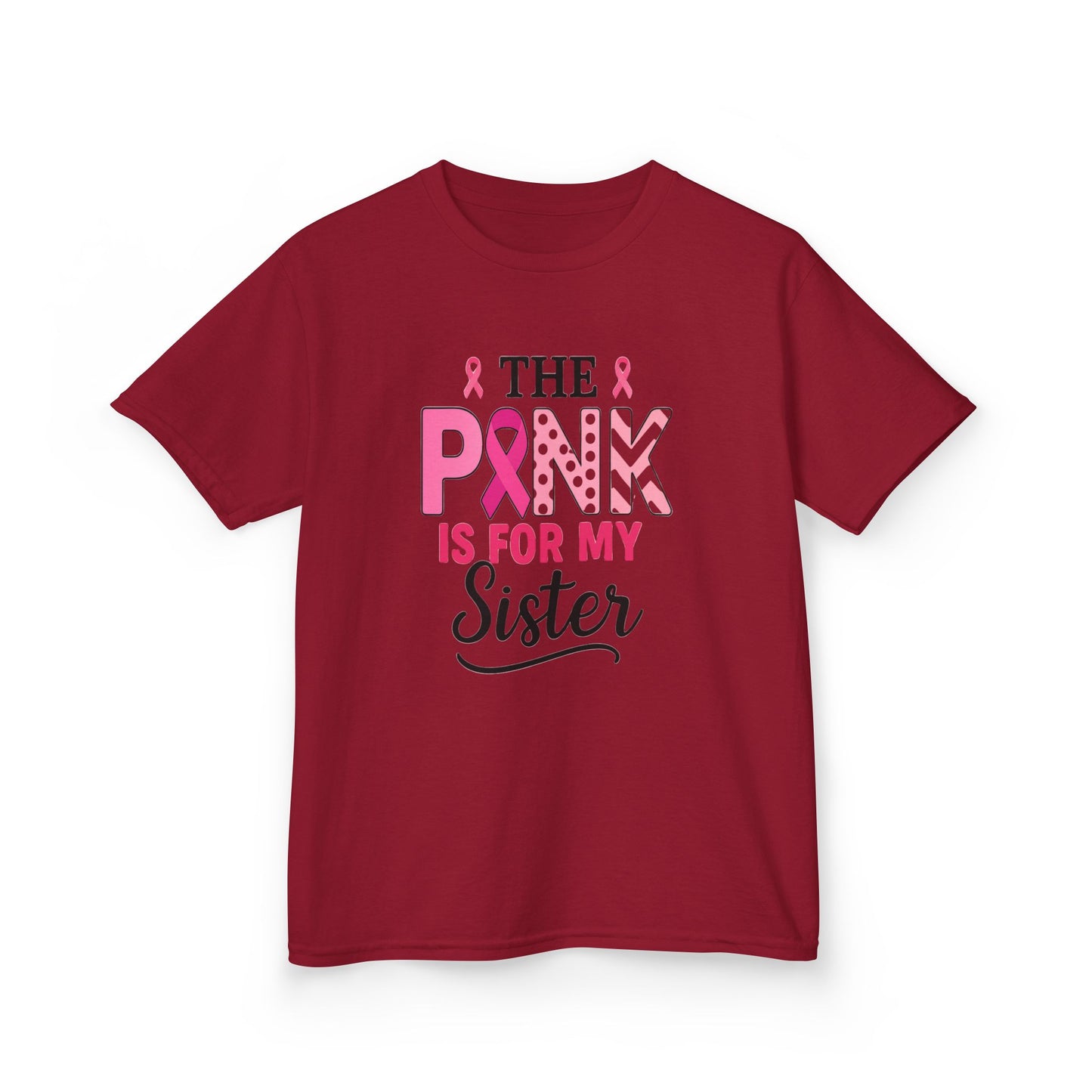 Pink Ribbon Sister Tee: Breast Cancer Awareness Gift