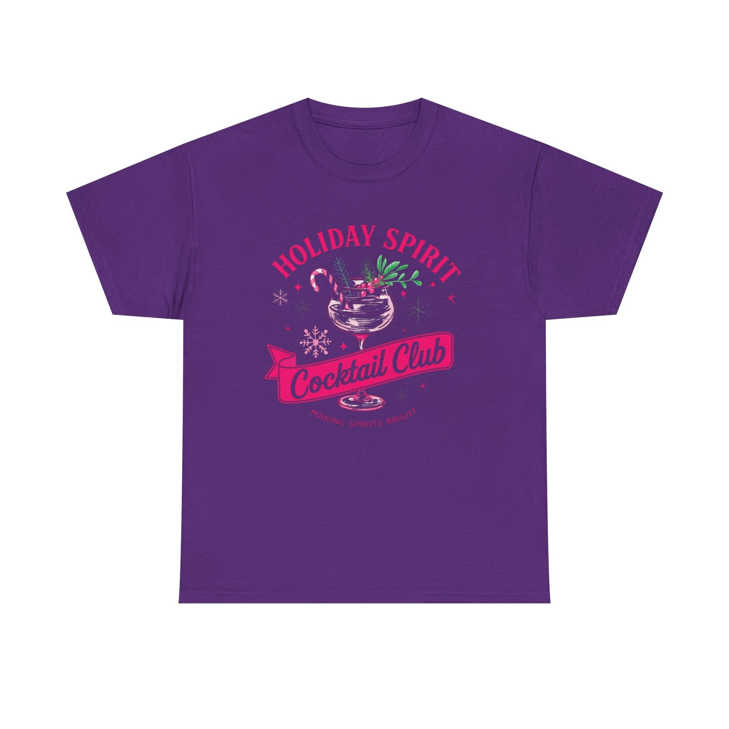 Holiday Spirit Cocktail Club Tee