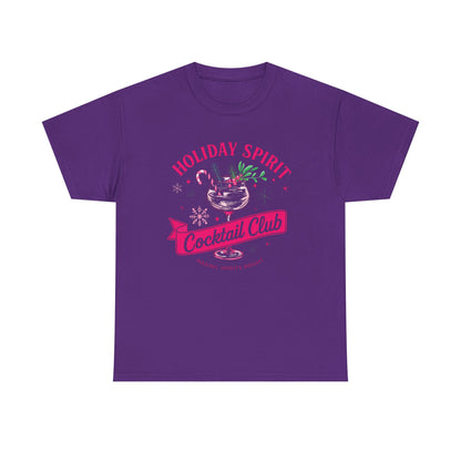 Holiday Spirit Cocktail Club Tee