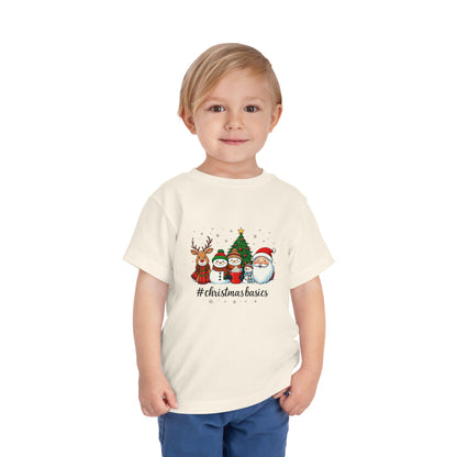 Christmas Basics Toddler Tee - Festive Holiday Fun