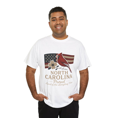 NC Pride: Cardinal, Dogwood & State Flag Tee