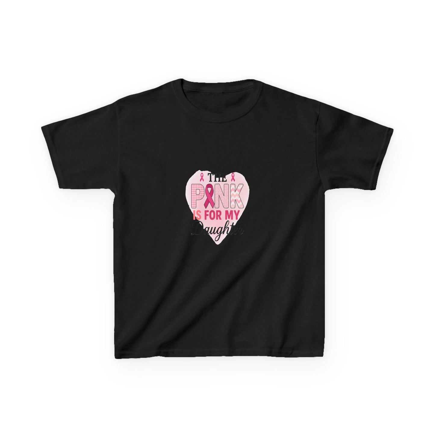 Pink Dinosaur Daughter Tee - Breast Cancer Awareness