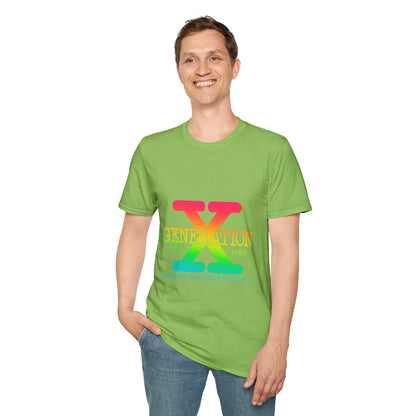 Retro Generation X T-Shirt | Vintage Style Tee, Unisex Gift, Nostalgia Apparel, 80s 90s Fashion, Graphic Tee