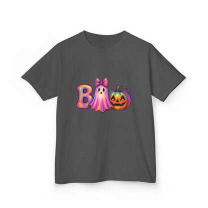 BOO! Halloween Dinosaur Kids Tee - Spooky & Cute