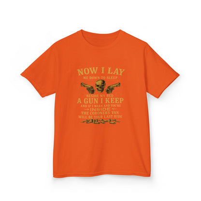 Now I Lay Me Down: Skull & Guns Kids Tee