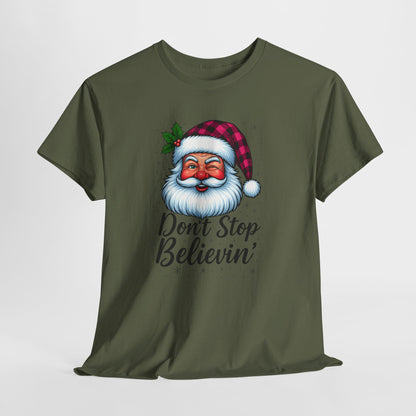 Santa Believin' Pink Holiday Tee