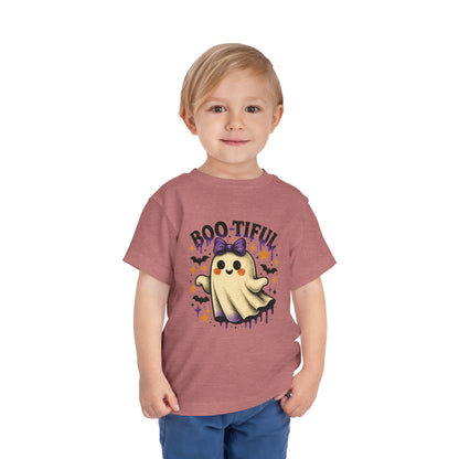Boo-tiful Ghost Halloween Toddler Tee